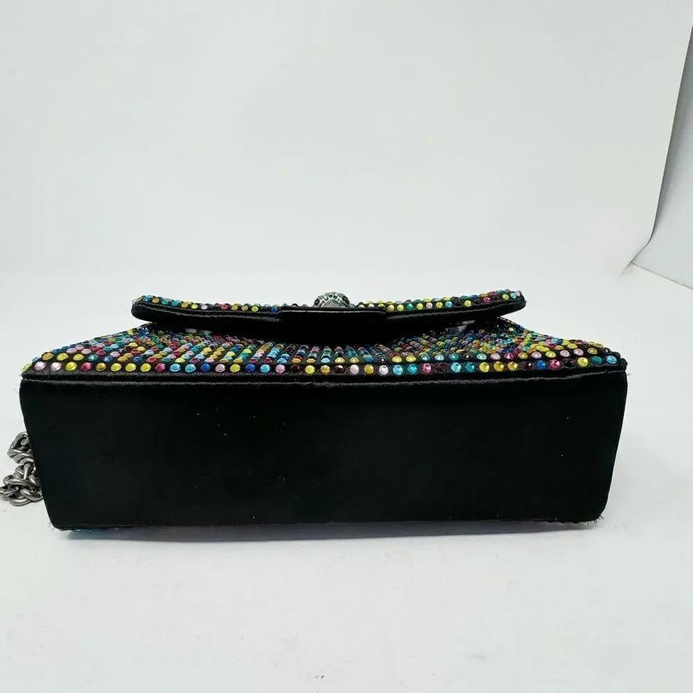 KURT GEIGER | The Kensington Rhinestoned Multicolor Two Way Bag Crystal Eagle